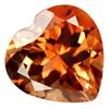7.66ct Heart Orange Imperial Topaz Appr Est $19k (GEM-27715)