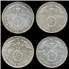 Image 2 : 1939A Nazi Germany 2 Mark Silver Hi Grade 2 Pcs (COI-8089)