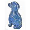 Image 2 : 4300ct Lapis Handcarved Dog (ANT-851)
