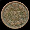 Image 2 : 1872 Indian Cent Better Circulated RARE (COI-7475)