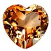 Image 1 : 4.01ct Heart Orange Imperial Topaz Appr Est $10k (GEM-27765)
