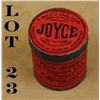 Image 1 : Percussion cap tin by Joyce & Co., London,  England in overall very good condition  showing the majo