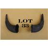 Image 1 : Classic old pair of buffalo horns showing  lots of character and age; would go nicely in  a Buffalo 