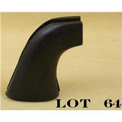 Colt SAA pair of one piece wood grips in  overall fair + condition showing scattered  nicks and mars