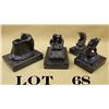 Image 2 : Lot of 4 small bronzes depicting playful  bears, on marble bases by noted artist E.W.  Deming made b