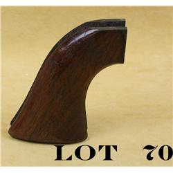 Pair of one piece wood grips for a Colt Model  1851 percussion revolver in overall good  condition s
