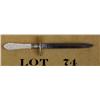 Image 1 : Pearl handled small dagger approx. 8” overall  with an approx. 4-1/2” blade marked “NON  XLL, Joseph