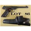 Image 2 : High Standard Dura-Matic Model 101 semi-auto  target pistol, .22 LR cal., 6-1/2” barrel,  blue finis