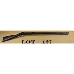L.L. Herburn marked SxS rifle over shotgun  barrel, .44 cal., and 12 gauge, 35” barrels,  brown fini