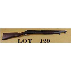 Winchester Model 97 pump shotgun, takedown  feature, “U.S.” and flaming bomb marked, 12  gauge, cyli