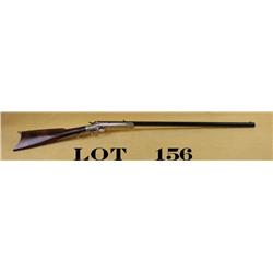 Frank Wesson Sporting rifle, .40 cal., 30”  octagon barrel, blue and nickel finish, wood  butt stock