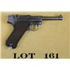 Image 1 : Luger semi-auto pistol, 9mm cal., 4” barrel,  blue finish, top of frame marked “G” , top of  toggle 