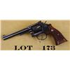 Image 2 : Smith & Wesson Model 48 4-screw DA revolver,  .22 MRF cal., 6” barrel, blue finish,  checkered comba