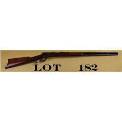 Winchester Model 1892 lever action rifle, .44  WCF cal., 24” round barrel, blue finish,  wood stocks