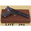 Image 2 : Colt Match Target semi-auto pistol, .22LR  cal., 6” barrel, blue finish, checkered  mottled red and 