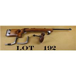 Winchester Model 52 bolt-action target rifle,  .22LR cal., 28” heavy round barrel,  parkerized finis
