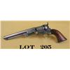 Image 2 : Colt Model 1851 percussion revolver, .36  cal., 7-1/2” octagon barrel, wood grips,  #12142. This gun