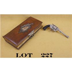 Colt Police Positive DA revolver, 6” barrel,  scroll engraved  with back strap inscribed  “Salitrera