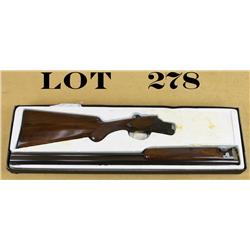 Browning Superposed O/U shotgun, 20 gauge,  28” ventilated rib barrels, blue finish,  checkered wood