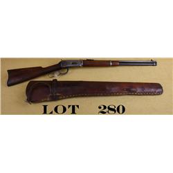 Winchester Model 94 lever action SRC, 30 WCF  cal., 20” nickel steel barrel, blue finish,  wood stoc