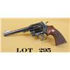 Image 2 : Colt Trooper Model DA revolver, .357 Magnum  cal., 6” barrel, high polish blue finish,  checkered Co