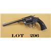 Image 2 : Colt Police Positive DA revolver, .38 Special  cal., 6” barrel, blue finish, checkered Colt  hard ru
