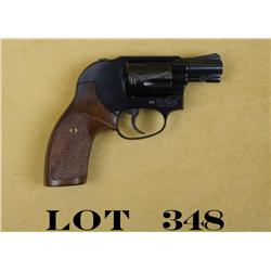 Smith & Wesson Model 49 DA shrouded hammer  revolver, .38 S&W cal., 2” barrel, blue  finish, custom 