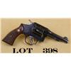 Image 1 : Smith & Wesson 5-screw DA revolver, .38 S&W  Special caliber, 4” barrel, re-blued finish,  checkered