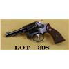 Image 2 : Smith & Wesson 5-screw DA revolver, .38 S&W  Special caliber, 4” barrel, re-blued finish,  checkered