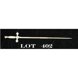 Knights of Columbus fancy sword with  scabbard, in overall very good condition;  blade is by the Hen