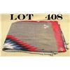 Image 1 : High quality woven rug from Northern Mexico  to Santa Fe. Very good quality weaving. Has  been borde