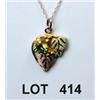 Image 1 : Black Hills Gold and Peridot, 10-14kt. Est:  $50 - $100