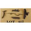 Image 1 : Lot of reproduction parts for blackpowder  longarms including a Dixie Gun Works octagon  barrel perc
