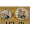 Image 1 : Lot of two Hummel plates by Goebel, both in  their factory cardboard boxes including the  Franciscan