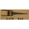 Image 2 : All iron large Indian or far Eastern push  dagger approx. 17-1/2” overall with an  approx. 11” blade