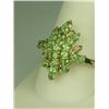 Image 2 : Dazzling 14 karat yellow gold ladies cluster  design ring fine set with approx. 2.00 carats  in fine