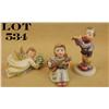 Image 1 : Lot of three Hummel  figurines by Goebel, all  in factory cardboard boxes including “Sounds  of the 