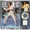 Image 1 : Framed salute to the “King”, Elvis Presley,  approx. 33” x 33” and including a three  dimensional pi