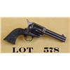 Image 1 : Colt SAA Third Generation revolver, .45 cal.,  4-3/4” barrel, blue and case hardened  finish, checke