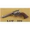 Image 2 : Colt SAA Third Generation revolver, .357  Magnum cal., 5-1/2” barrel, nickel finish,  smooth wood gr