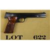 Image 1 : Smith & Wesson Model 41 Target semi-auto  pistol, .22LR cal., 7” barrel, blue finish,  checkered amb