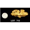 Image 1 : Authentic and natural gold nugget,  grams  94.4 grams (3.330 oz). Est: $4,000 - $8,000