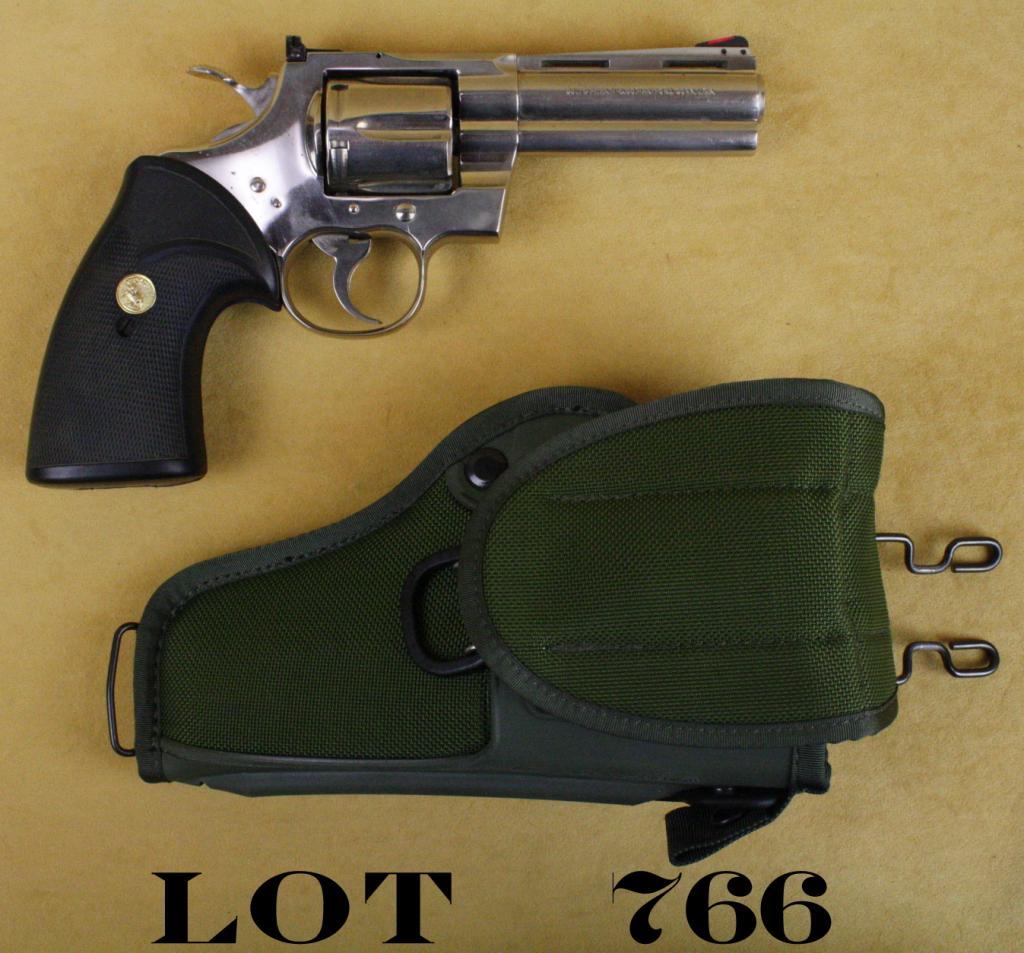 Colt Python Model DA revolver, .357 magnum cal., 4” ventilated rib ...