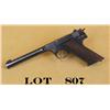 Image 2 : Hi-Standard Model H-D Military semi-auto  target pistol, .22LR cal., 6-1/2” barrel,  blue finish, ch