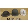 Image 1 : Lot of two U.S. military helmets; one is a WW  I “Doughboy’s” helmet in overall fair  condition, the
