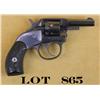 Image 2 : H & R Young American Model DA pocket  revolver, .22 RF cal., 2” octagon barrel,  blue finish,, check