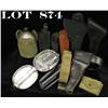 Image 1 : Misc. bonanza lot of gun show table items  including several Uncle Mike brand and other  web holster