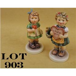 Lot of two Goebel Collectors’ Club porcelains  of little girls including special edition #1  and spe