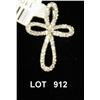 Image 1 : 14kt white gold cross with .21ct in diamonds.  Est: $400 - $600