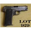 Image 1 : Ruby semi-auto pistol, 7.65mm cal., 3-1/4”  barrel, checkered wood grips, #85718. This  gun is in ov